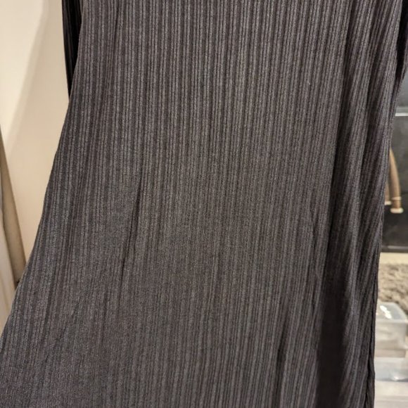 Mango MNG Short Knitted Turtleneck Sweater Dress Gray Size 8 NWT - Picture 9 of 10